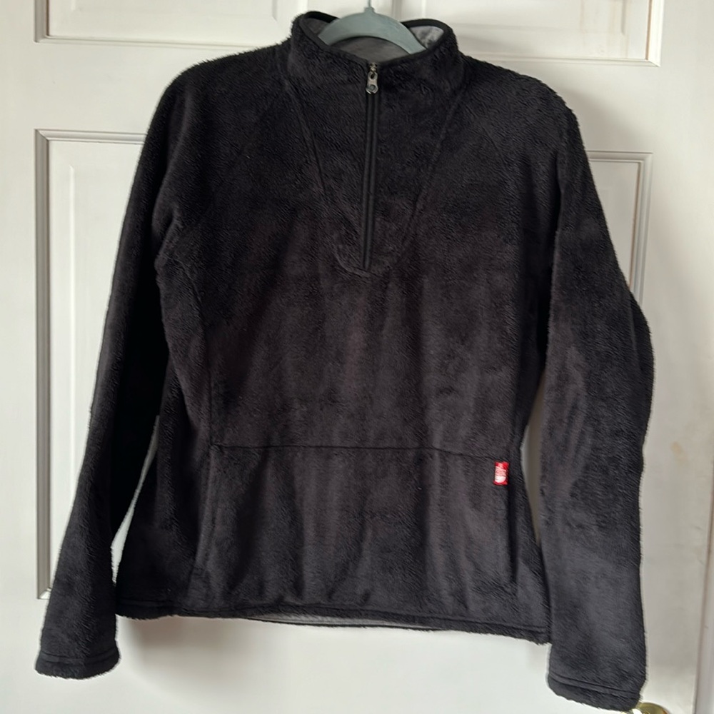 The North Face Quarter Zip Teddybear Fleece Pull Over Size Large